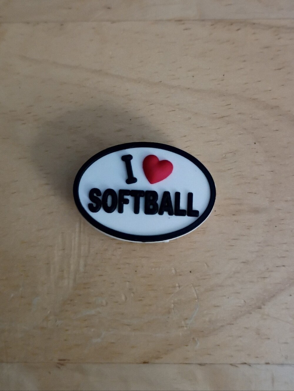 10 for $10 Jibbitz Croc Charms - I ❤️ Softball 2 - Sports - New Charm